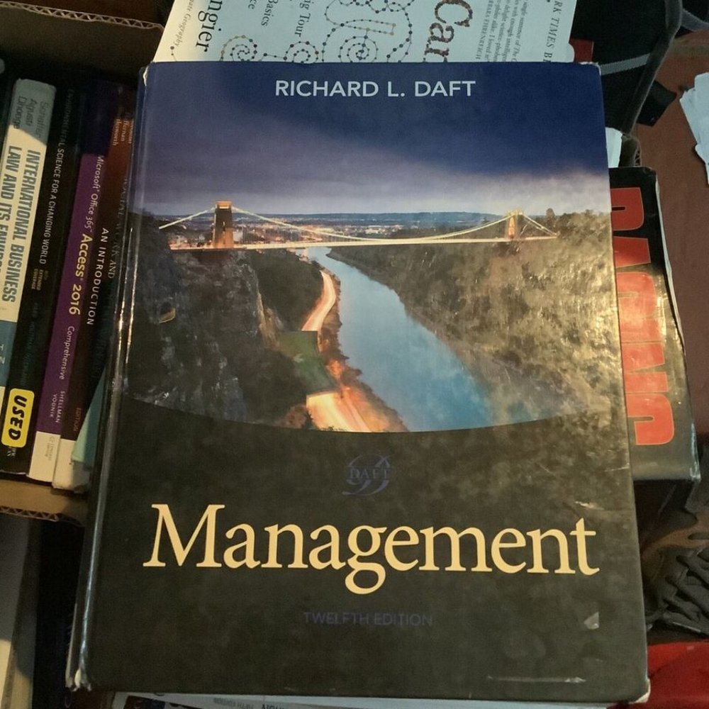 Management by Richard L. Daft (12th Edition, Hardcover)